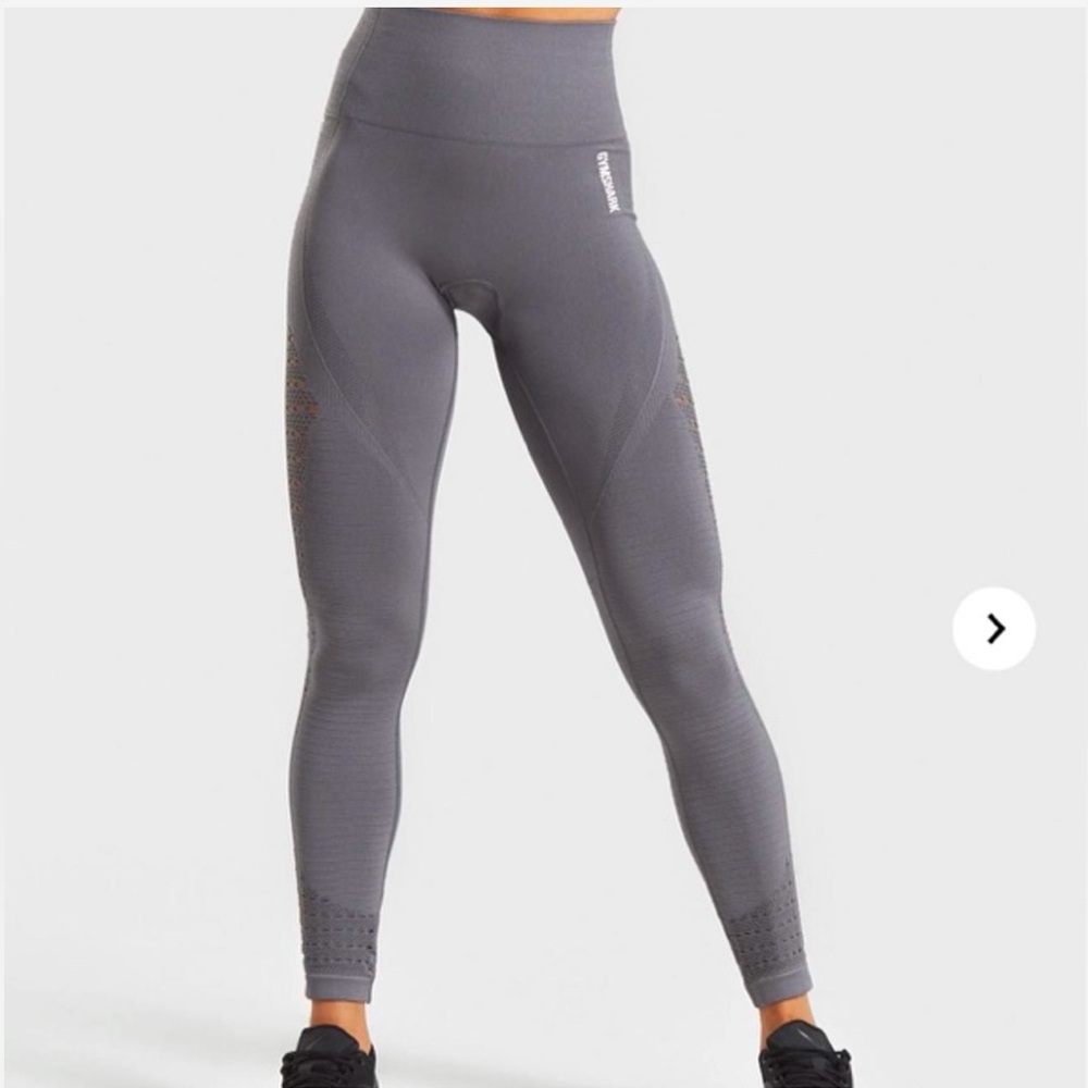 Gymshark Energy+ Seamless Leggings - Smokey Grey